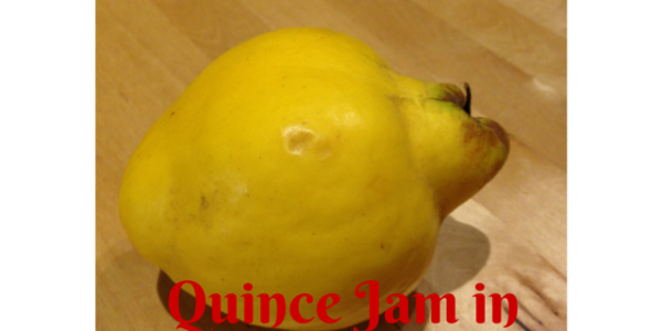 Quince Jam Made in the Breadmaking Machine: eat for less