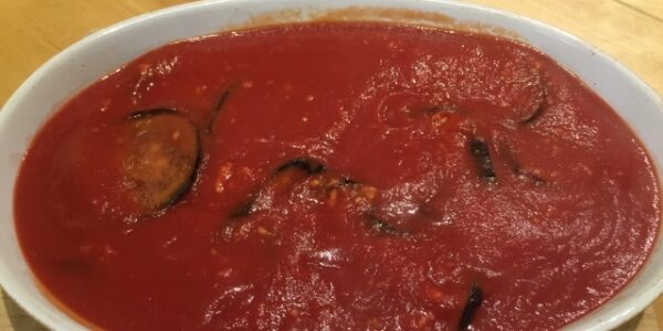 Eat for Less: Fried Aubergine with Tomato Sauce