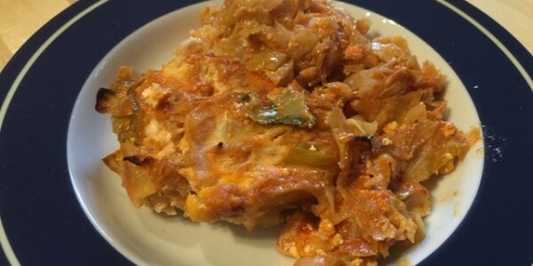 Eat for Less: Oven Baked Cabbage and Feta Cheese
