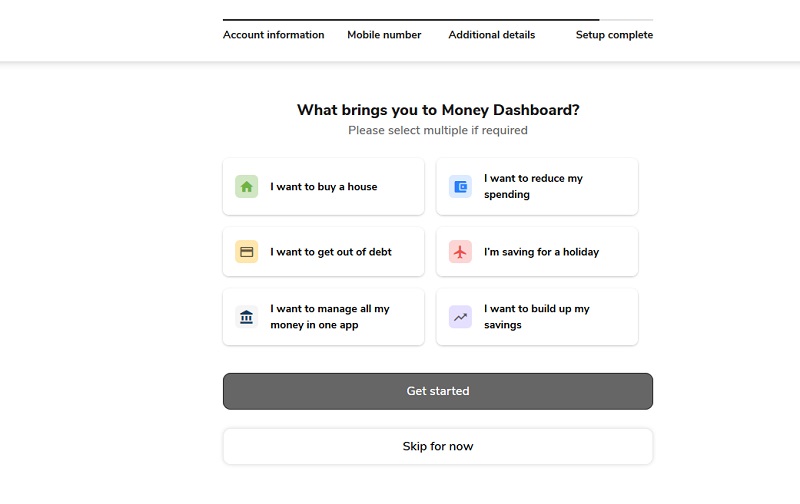 Money Dashboard review