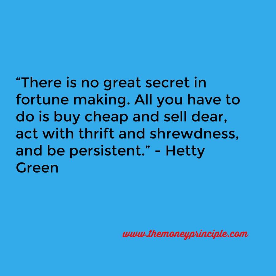 Women investing inspiration in the words of Hetty Green