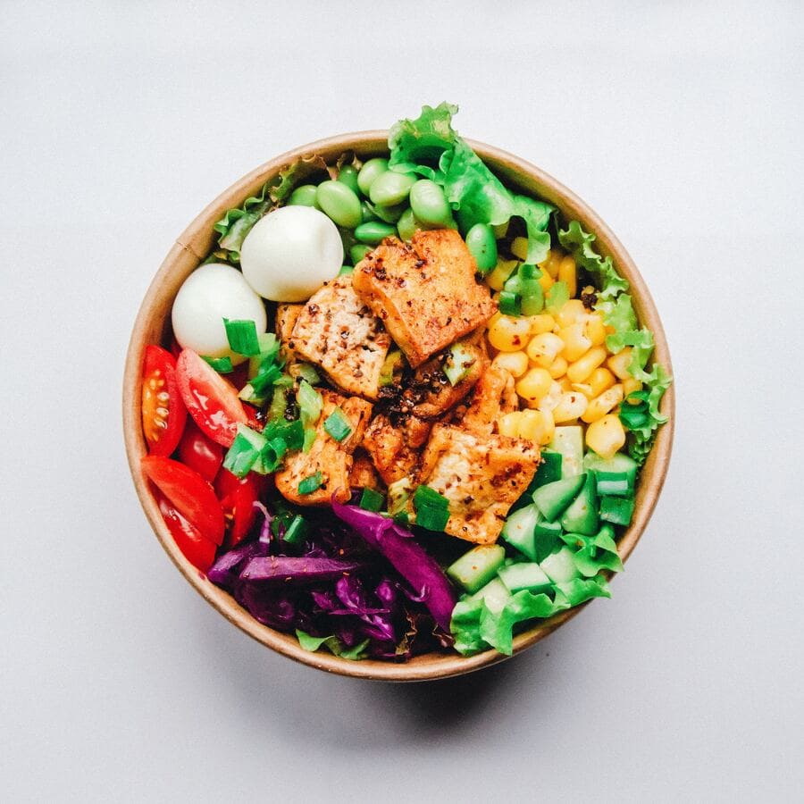 Rice bowl for a budget lunch